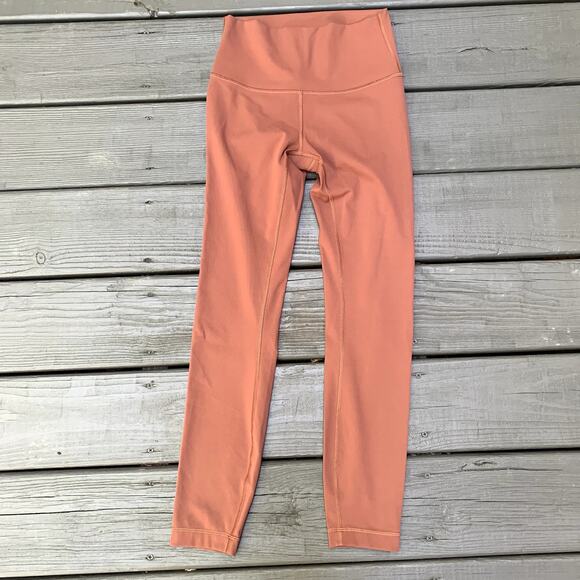 lululemon athletica Pants - Lululemon Wunder Under High-Rise Tight Leggings 25" Ancient Copper Size 4